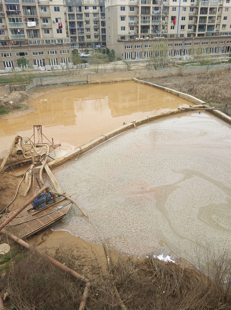 杭州沉淀池淤泥清理-厂区废水池淤泥清淤